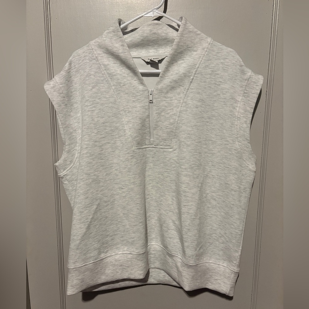 Rae Mode short sleeve quarter zip pullover scuba